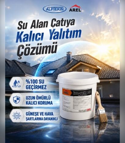 Su Alan Çatıya Kalıcı Yalıtım Çözümü